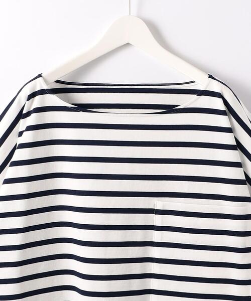 ATHA(アタ)の「<ATHA> OVERSIZED BORDER SHT/カットソー(Tシャツ/カットソー・メンズ・ホワイト・FREE)」の3枚目の写真