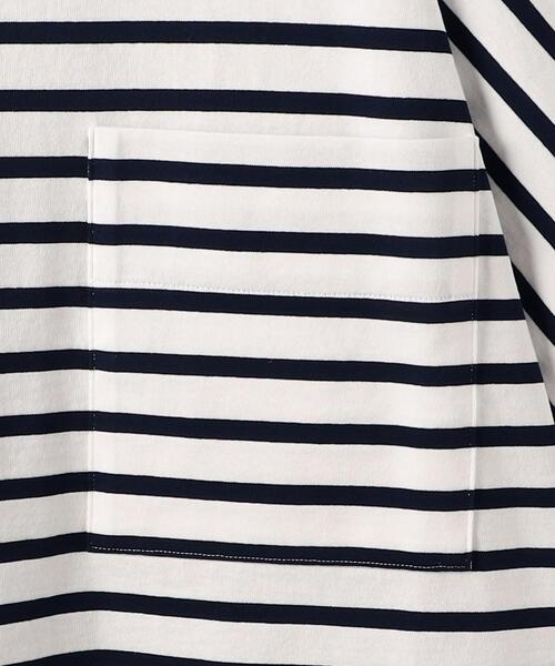 ATHA(アタ)の「<ATHA> OVERSIZED BORDER SHT/カットソー(Tシャツ/カットソー・メンズ・ホワイト・FREE)」の6枚目の写真