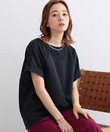 INDIVI | 【洗える】フラワージャカードトップス(シャツ/ブラウス)