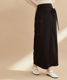 ADAM ET ROPE'（アダムエロペ）の「エプロンラップスカート（スカート）」