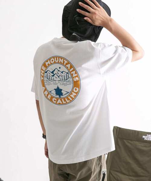 EKAL（エカル）の「EKAL　The mountains Circle T-shirts（Tシャツ/カットソー・メンズ・ホワイト/グリーン・MEDIUM/LARGE）」の7枚目の写真