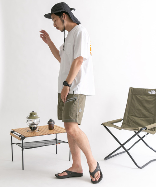 EKAL（エカル）の「EKAL　The mountains Circle T-shirts（Tシャツ/カットソー・メンズ・ホワイト/グリーン・MEDIUM/LARGE）」の9枚目の写真