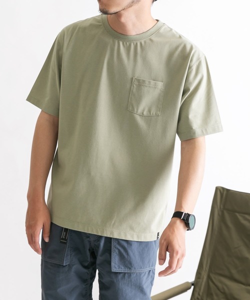 EKAL（エカル）の「EKAL　The mountains Circle T-shirts（Tシャツ/カットソー・メンズ・ホワイト/グリーン・MEDIUM/LARGE）」の11枚目の写真