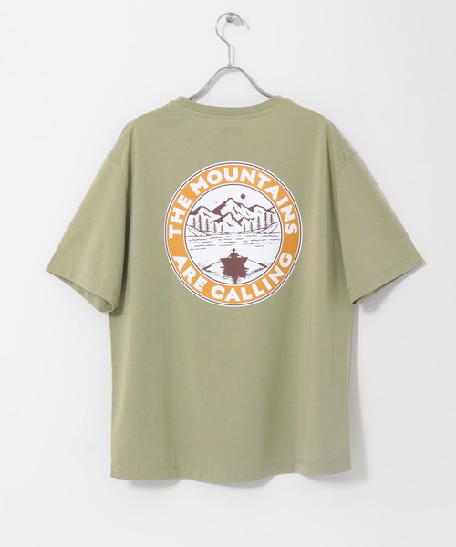 EKAL（エカル）の「EKAL　The mountains Circle T-shirts（Tシャツ/カットソー・メンズ・ホワイト/グリーン・MEDIUM/LARGE）」の19枚目の写真