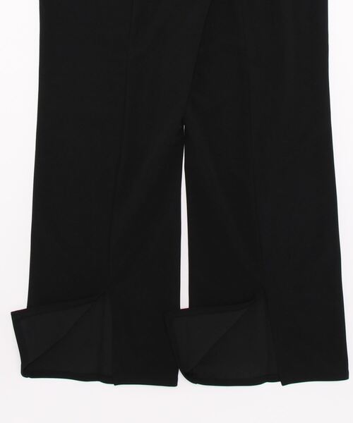 Samansa Mos2 blue（サマンサモスモスブルー）の「裾スリットパンツ【セットアップ可】（その他パンツ・レディース・ブラック/オレンジ/モカ・ﾌﾘ-）」の5枚目の写真