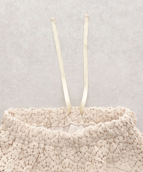 LEPSIM（レプシィム）の「レースナロースカート　350712（スカート・レディース・ブラック/オフホワイト・FREE）」の10枚目の写真