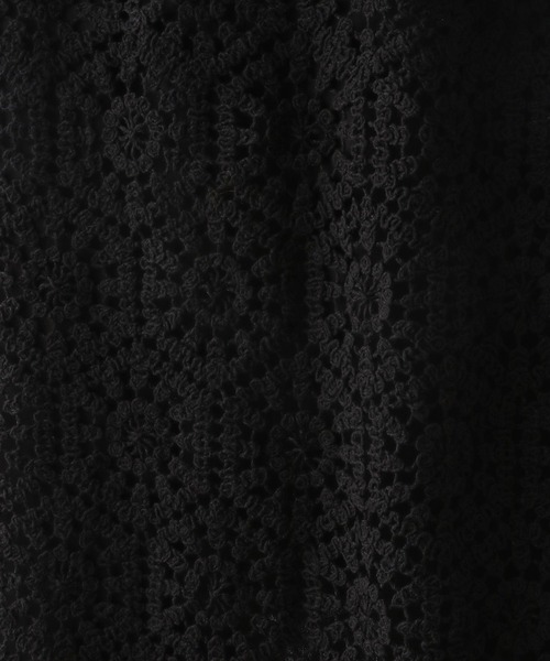 LEPSIM（レプシィム）の「レースナロースカート　350712（スカート・レディース・ブラック/オフホワイト・FREE）」の12枚目の写真