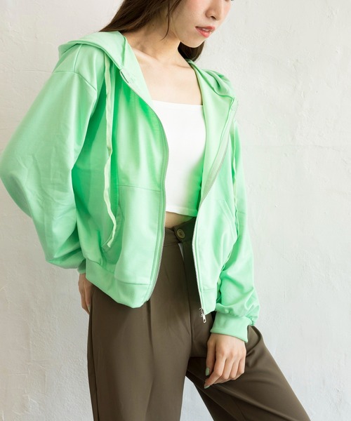 RULE THE FATE ショート丈 パーカー RULE THE FATE ショート丈