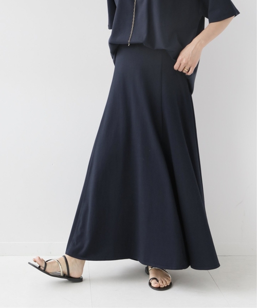 JOURNAL STANDARD relume(ジャーナルスタンダード レリューム)の「《追加》ハイツイストコットンフレアースカート(スカート・レディース・ネイビー・FREE)」の8枚目の写真