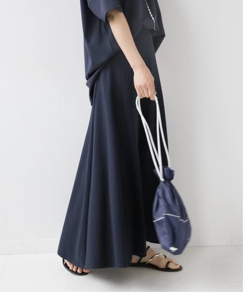 JOURNAL STANDARD relume(ジャーナルスタンダード レリューム)の「《追加》ハイツイストコットンフレアースカート(スカート・レディース・ネイビー・FREE)」の9枚目の写真