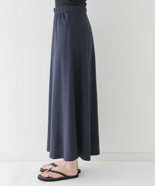 JOURNAL STANDARD relume(ジャーナルスタンダード レリューム)の「《追加》ハイツイストコットンフレアースカート(スカート・レディース・ネイビー・FREE)」の5枚目の写真