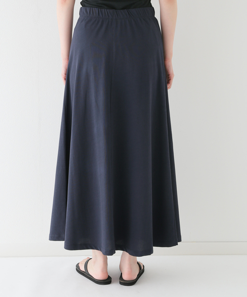 JOURNAL STANDARD relume(ジャーナルスタンダード レリューム)の「《追加》ハイツイストコットンフレアースカート(スカート・レディース・ネイビー・FREE)」の6枚目の写真