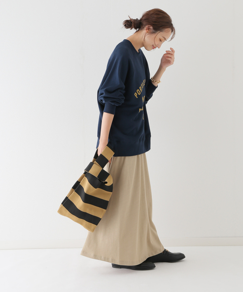 JOURNAL STANDARD relume(ジャーナルスタンダード レリューム)の「《追加》ハイツイストコットンフレアースカート(スカート・レディース・ネイビー・FREE)」の18枚目の写真