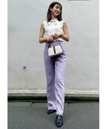 LILY BROWN | ラチネセンタープレスパンツ(その他パンツ)