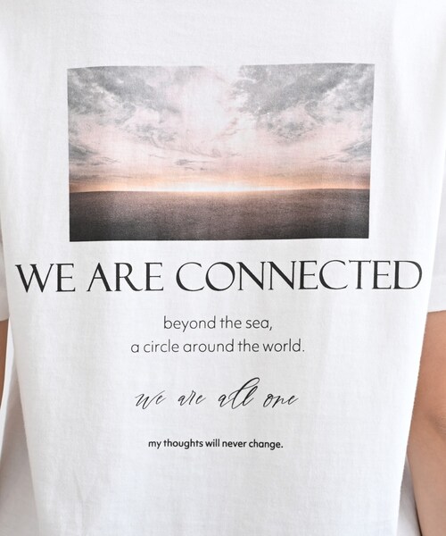 INDIVI(インディヴィ)の「【WORLD for the World】バックプリント フォトTシャツ(Tシャツ/カットソー・レディース・ホワイト・38/05/13)」の11枚目の写真