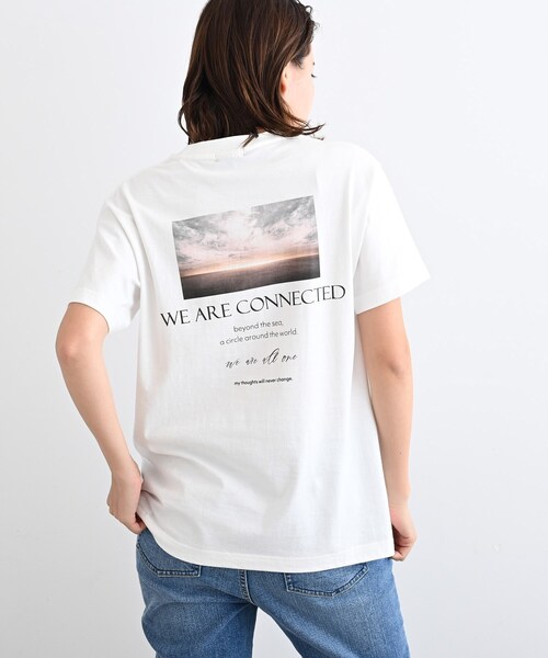 INDIVI(インディヴィ)の「【WORLD for the World】バックプリント フォトTシャツ(Tシャツ/カットソー・レディース・ホワイト・38/05/13)」の14枚目の写真