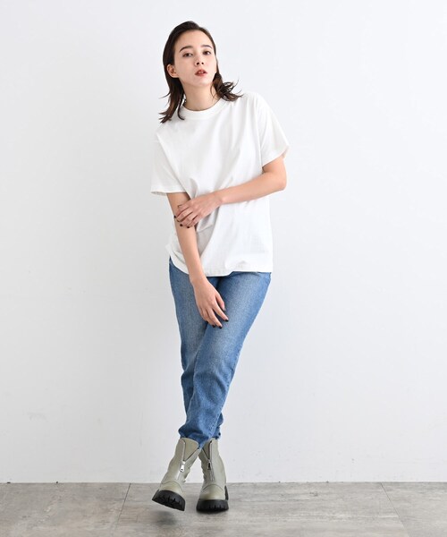 INDIVI(インディヴィ)の「【WORLD for the World】バックプリント フォトTシャツ(Tシャツ/カットソー・レディース・ホワイト・38/05/13)」の16枚目の写真