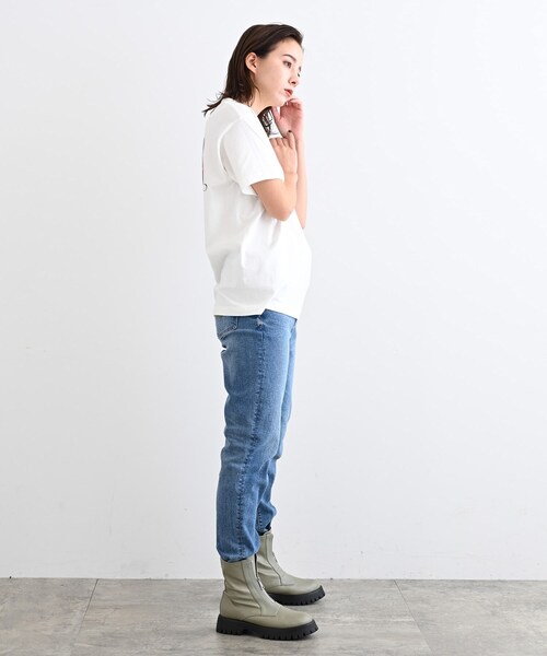 INDIVI(インディヴィ)の「【WORLD for the World】バックプリント フォトTシャツ(Tシャツ/カットソー・レディース・ホワイト・38/05/13)」の17枚目の写真