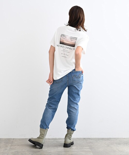 INDIVI(インディヴィ)の「【WORLD for the World】バックプリント フォトTシャツ(Tシャツ/カットソー・レディース・ホワイト・38/05/13)」の18枚目の写真