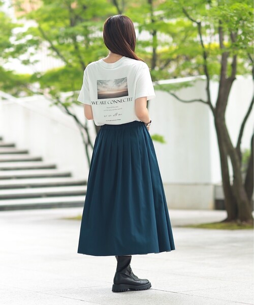 INDIVI(インディヴィ)の「【WORLD for the World】バックプリント フォトTシャツ(Tシャツ/カットソー・レディース・ホワイト・38/05/13)」の21枚目の写真