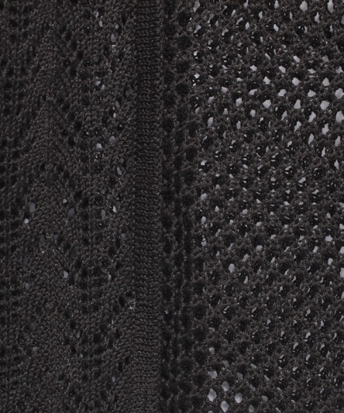 anuans（アニュアンス）の「クロシェニットトップス（ニット/セーター・レディース・ブラック/チャコールグレー/マスタード・FREE）」の15枚目の写真