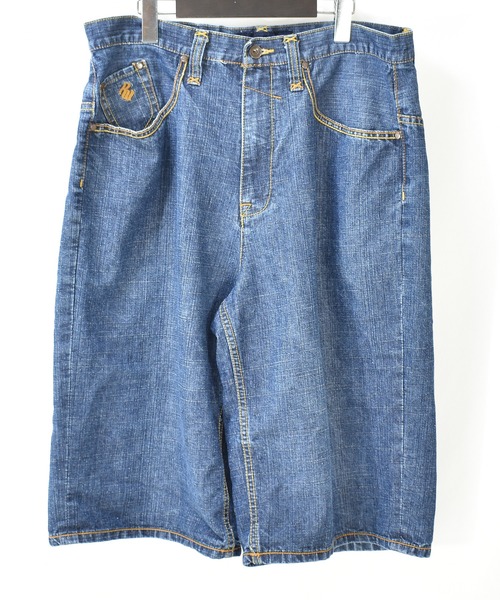 VINTAGE(ヴィンテージ)の「【ヴィンテージ古着】ROCAWEAR / ロカウェア デニムハーフパンツ(デニムパンツ・メンズ・ネイビー・34)」の1枚目の写真