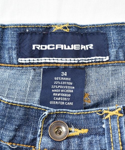 VINTAGE(ヴィンテージ)の「【ヴィンテージ古着】ROCAWEAR / ロカウェア デニムハーフパンツ(デニムパンツ・メンズ・ネイビー・34)」の3枚目の写真