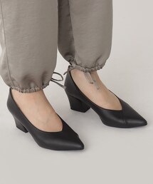 OPAQUE.CLIP | アシンメトリーデザインヒールパンプス(パンプス)