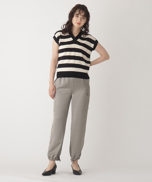 OPAQUE.CLIP（オペークドットクリップ）の「◆アシンメトリーデザインヒールパンプス（パンプス・レディース・ブラック/ベージュ・02/03）」の9枚目の写真