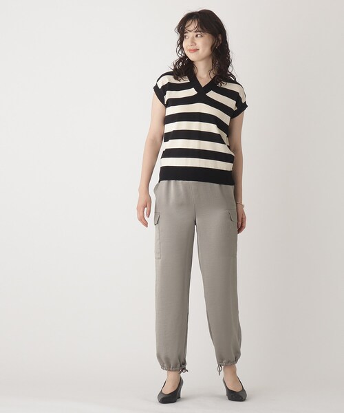 OPAQUE.CLIP（オペークドットクリップ）の「◆アシンメトリーデザインヒールパンプス（パンプス・レディース・ブラック/ベージュ・02/03）」の10枚目の写真