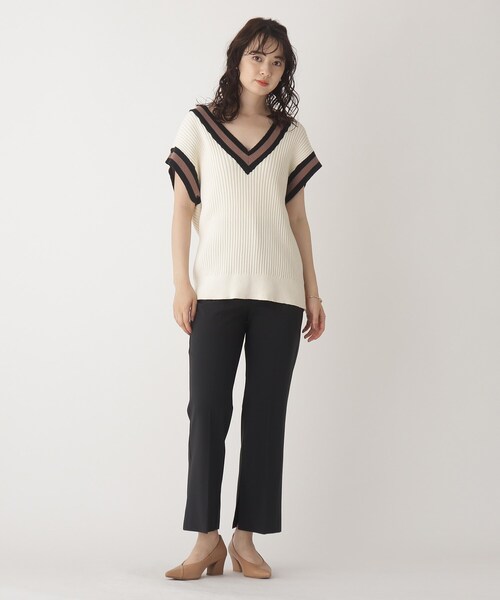 OPAQUE.CLIP（オペークドットクリップ）の「◆アシンメトリーデザインヒールパンプス（パンプス・レディース・ブラック/ベージュ・02/03）」の13枚目の写真