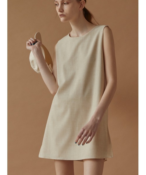 AMAIL(アマイル)の「Mini box inshorts dress(サロペット/オーバーオール・レディース・ブラック/ベージュ/ピンク・FREE)」の17枚目の写真