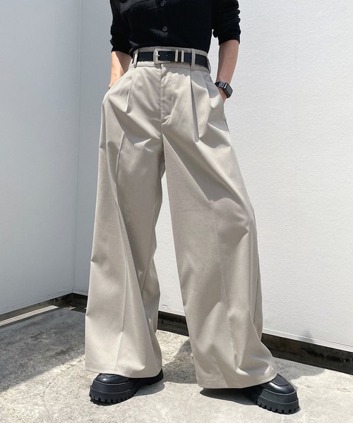 PAGEBOY（ページボーイ）の「交織ツイルワイドパンツ（その他パンツ