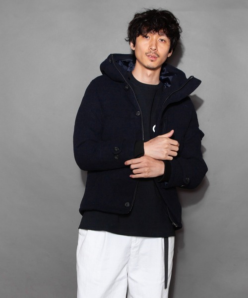 『hardcover』ｽﾄﾚｯﾁﾀﾞｳﾝﾐｯｸｽﾌｰﾄﾞJKT