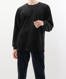 POLO RALPH LAUREN SLEEPWEAR（ポロラルフローレンスリープウェア）の「【POLO RALPH LAUREN】ブラッシュドベロア ロングスリーブクルーネックシャツ（その他ルームウェア・メンズ）」