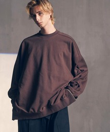 MAISON SPECIAL メゾンスペシャル ブラウン スウェット MAISON SPECIAL(メゾンスペシャル)のスウェット・トレーナー