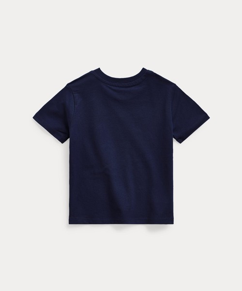POLO RALPH LAUREN CHILDRENSWEAR(ポロ ラルフ ローレン チルドレンズウェア)の「コットン ジャージー クルーネック Tシャツ(Tシャツ/カットソー・キッズ・ネイビー系1・12M/18M/24M)」の4枚目の写真