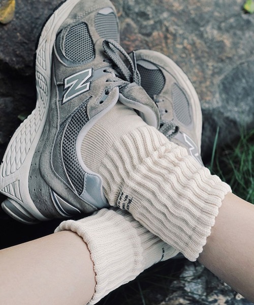 Vipoa（ヴィポア）の「ヘビーウェイトリブソックス（ソックス/靴下・レディース・ホワイト/ブラック/グレー/アイボリー・FREE）」の3枚目の写真