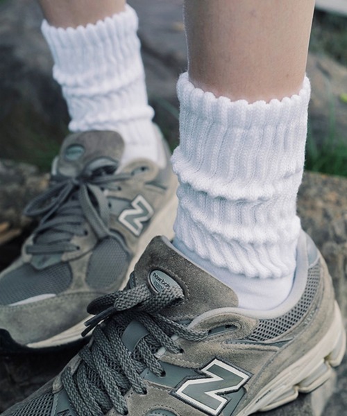 Vipoa（ヴィポア）の「ヘビーウェイトリブソックス（ソックス/靴下・レディース・ホワイト/ブラック/グレー/アイボリー・FREE）」の22枚目の写真