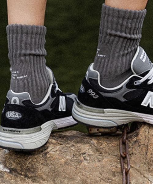 Vipoa（ヴィポア）の「ヘビーウェイトリブソックス（ソックス/靴下・レディース・ホワイト/ブラック/グレー/アイボリー・FREE）」の14枚目の写真