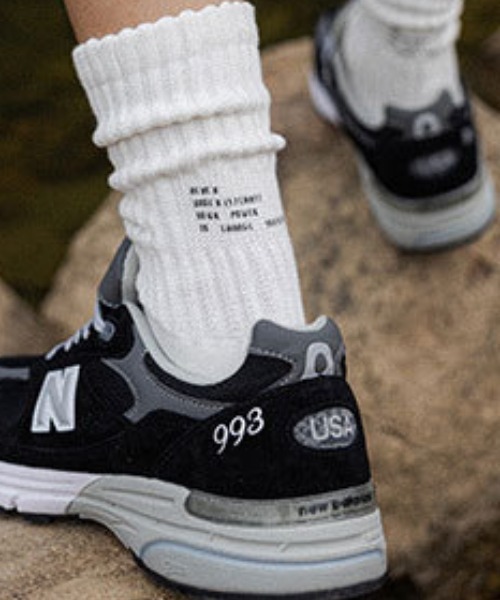 Vipoa（ヴィポア）の「ヘビーウェイトリブソックス（ソックス/靴下・レディース・ホワイト/ブラック/グレー/アイボリー・FREE）」の16枚目の写真