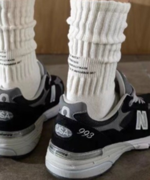 Vipoa（ヴィポア）の「ヘビーウェイトリブソックス（ソックス/靴下・レディース・ホワイト/ブラック/グレー/アイボリー・FREE）」の21枚目の写真