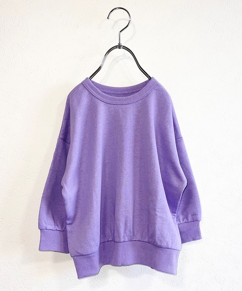 Life Support Products（ライフサポートプロダクツ）の「ウラケムジトレーナー（80～150cm）（スウェット・キッズ・ホワイト/マスタード/ブラック/ホワイト系その他/モスグリーン/グレー系その他/ブルー/ピンク/ラベンダー/グリーン系その他/イエロー系その他/杢グレー・120/95/150/110/80/130/90/140/100）」の9枚目の写真