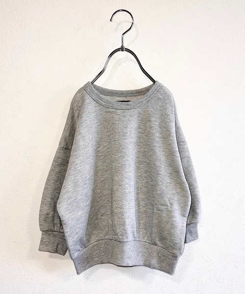 Life Support Products（ライフサポートプロダクツ）の「ウラケムジトレーナー（80～150cm）（スウェット・キッズ・ホワイト/マスタード/ブラック/ホワイト系その他/モスグリーン/グレー系その他/ブルー/ピンク/ラベンダー/グリーン系その他/イエロー系その他/杢グレー・120/95/150/110/80/130/90/140/100）」の4枚目の写真