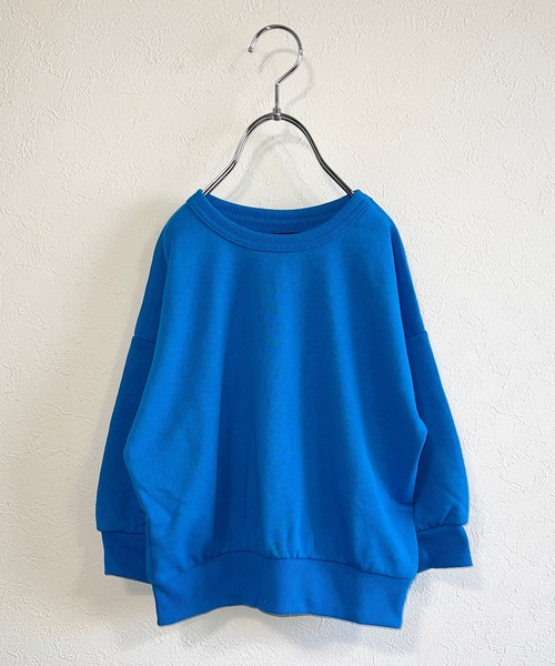 Life Support Products（ライフサポートプロダクツ）の「ウラケムジトレーナー（80～150cm）（スウェット・キッズ・ホワイト/マスタード/ブラック/ホワイト系その他/モスグリーン/グレー系その他/ブルー/ピンク/ラベンダー/グリーン系その他/イエロー系その他/杢グレー・120/95/150/110/80/130/90/140/100）」の8枚目の写真