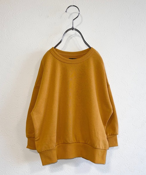 Life Support Products（ライフサポートプロダクツ）の「ウラケムジトレーナー（80～150cm）（スウェット・キッズ・ホワイト/マスタード/ブラック/ホワイト系その他/モスグリーン/グレー系その他/ブルー/ピンク/ラベンダー/グリーン系その他/イエロー系その他/杢グレー・120/95/150/110/80/130/90/140/100）」の10枚目の写真