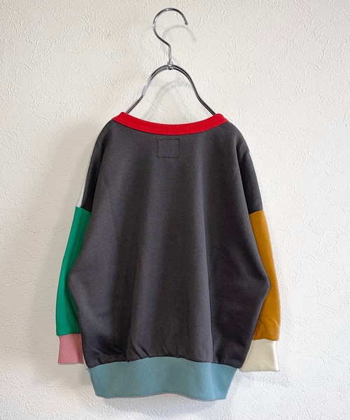 Life Support Products（ライフサポートプロダクツ）の「ウラケムジトレーナー（80～150cm）（スウェット・キッズ・ホワイト/マスタード/ブラック/ホワイト系その他/モスグリーン/グレー系その他/ブルー/ピンク/ラベンダー/グリーン系その他/イエロー系その他/杢グレー・120/95/150/110/80/130/90/140/100）」の16枚目の写真
