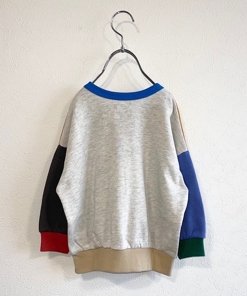 Life Support Products（ライフサポートプロダクツ）の「ウラケムジトレーナー（80～150cm）（スウェット・キッズ・ホワイト/マスタード/ブラック/ホワイト系その他/モスグリーン/グレー系その他/ブルー/ピンク/ラベンダー/グリーン系その他/イエロー系その他/杢グレー・120/95/150/110/80/130/90/140/100）」の20枚目の写真
