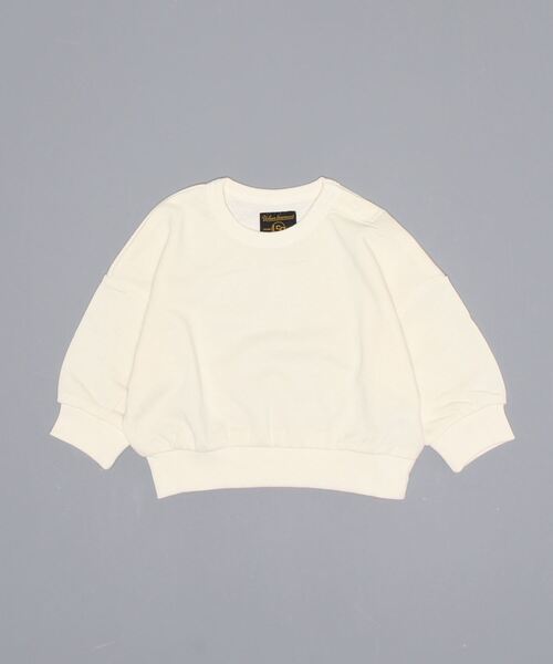 Life Support Products（ライフサポートプロダクツ）の「ウラケムジトレーナー（80～150cm）（スウェット・キッズ・ホワイト/マスタード/ブラック/ホワイト系その他/モスグリーン/グレー系その他/ブルー/ピンク/ラベンダー/グリーン系その他/イエロー系その他/杢グレー・120/95/150/110/80/130/90/140/100）」の19枚目の写真