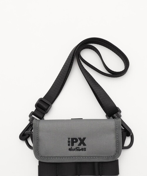 WILD THINGS(ワイルドシングス)の「WILD THINGS/ワイルドシングス Device Holder M/デバイスホルダーM(ショルダーバッグ・メンズ・ブラック/グレー・ONE SIZE)」の4枚目の写真